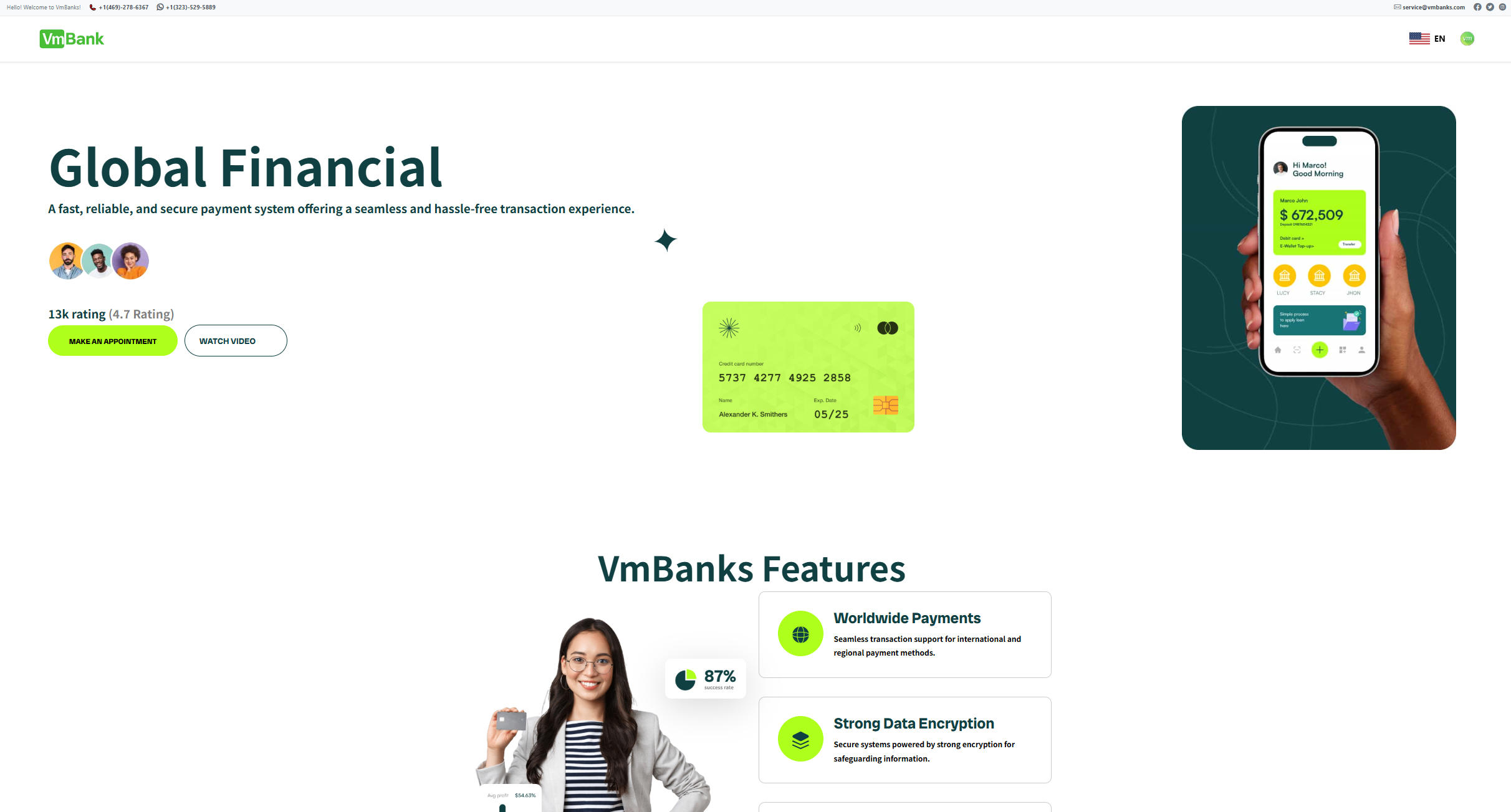 VmShell INC 旗下 VmBanks正式上线,全球互联网银行 · 0 开户费 · 覆盖 20+ 国家和地区个人B2C/B2B企业银行账户,快速转账到中国银联比Wise手续费更低,银联国际实体卡,银联国际