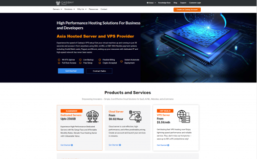 casbay:马来西亚VPS,双ISP属性住宅IP,$14.99/月起,不限制流量