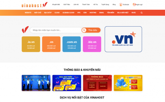 vinahost:老挝VPS推荐,$14.75/月起,不限制流量,支持追加多IP,支持Windows