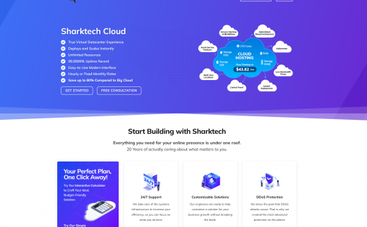 sharktech:美国/荷兰,10G带宽/不限流量/60G高防,$319/月,2*e5-2678V3/256g内存/2TNVMe/5IP