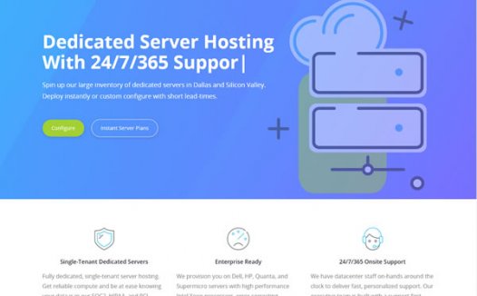 [黑五]spinservers：$99/月-2*E5-2630Lv3/256G内存/2*1.6TB SSD/30TB@10Gbps/达拉斯&圣何塞机房