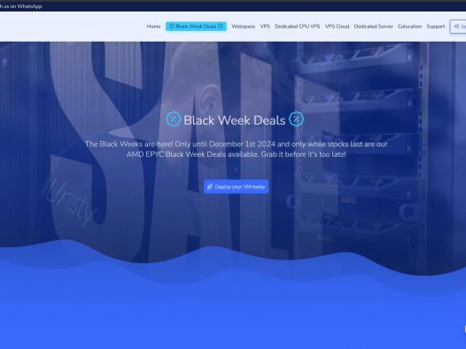 unesty:德国VPS限量秒杀,€4.95/月,16G内存/4核(AMD EPYC 7543)/200gNVMe/不限流量/10Gbps带宽,自带防御