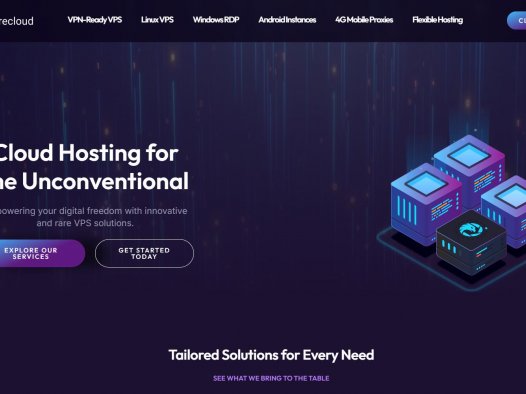 #黑五# rarecloud:全年VPS最低价-€8.3/年,1G内存/1核/25GNVMe/3T流量,美国/德国/荷兰/罗马尼亚