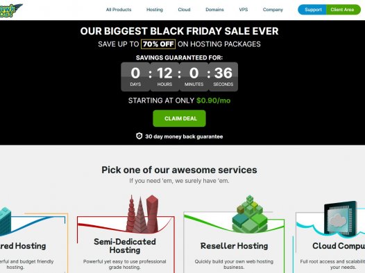 #黑五# hawkhost:3折优惠,cpanel虚拟主机,2年仅需21美元,日本/新加坡/美国/英国/荷兰/加拿大机房