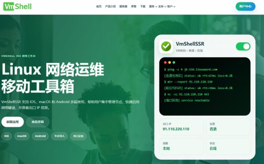 庆祝VmShellSSR软件IOS/MacOS/Android三端上线免费下载,附夏季促销产品,3日内退款